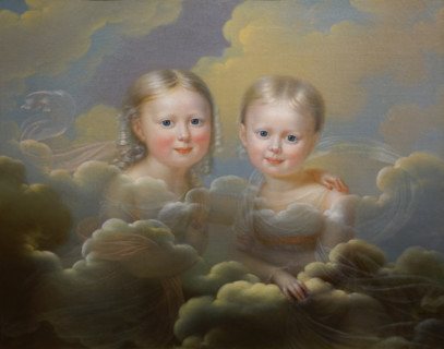 Portrait of Princesses Maria Frederica and Sophie Frederica of Württemberg