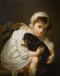 Girl with a Dog