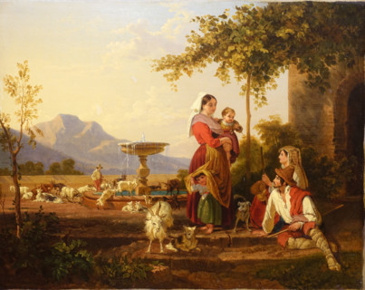 Family of an Italian fisherman (shepherd)