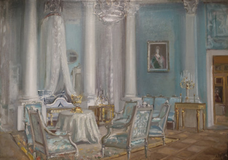 Interior of the Yusupov princes' estate Arkhangelskoye near Moscow