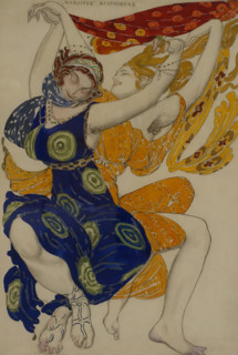 Costume design for two Beotians