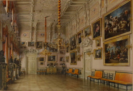 The Dance Hall of Count Grigory Grigorievich Kushelev at the Simeonovsky Bridge in St