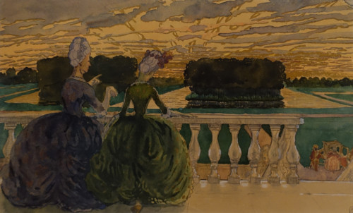 Two Ladies on the Terrace