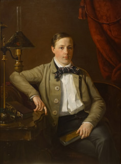 Portrait of the poet Apollon Nikolaevich Maikov (1821–1897)
