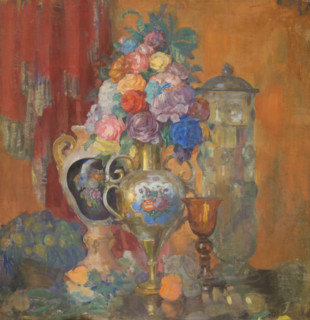 Vases and flowers