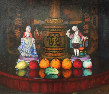 Still life with Porcelain Figurines