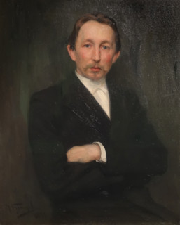 Portrait of the artist Vasnetsov Apollinary (1856-1933)