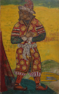 Costume sketch for Ovlur for the ballet Polovtsian Dances