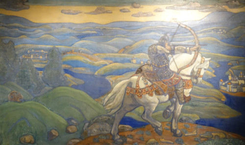 The hero of ancient Russian epics Ilya Muromets