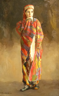 Woman in Eastern Dress
