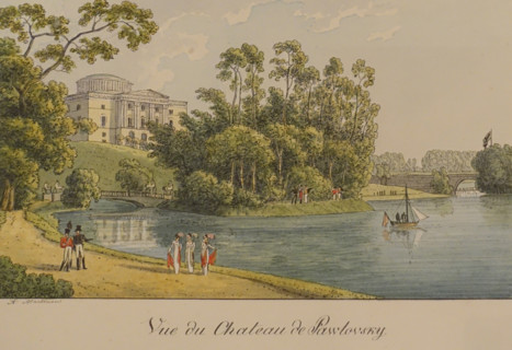 View of the Grand Palace in Pavlovsk