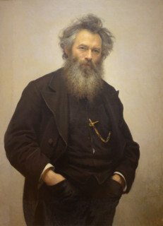 Portrait of painter Ivan Shishkin (1833-1898)