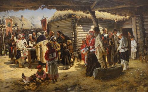 Church Service at Easter