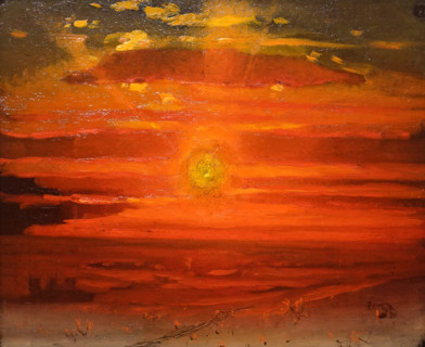 The Sunset in Winter