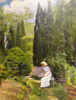 In the park by the spring