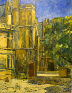 View of the Cluny Museum in Paris
