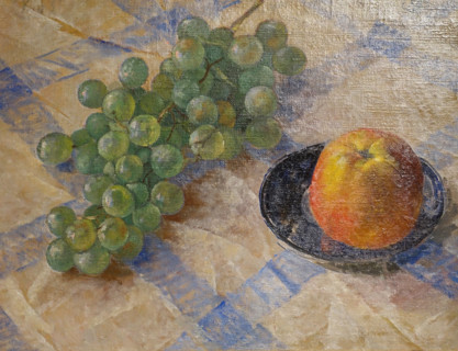 Grapes and apple