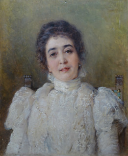 Portrait of Raisova Raisa Mikhailovna (1869-1921)