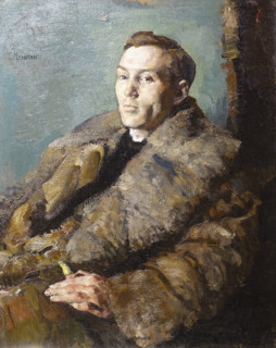 Portrait of a man in a fur coat