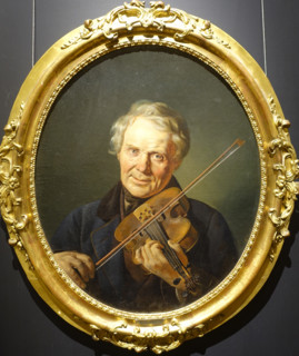 Portrait of the virtuoso violinist Lipinski in old age