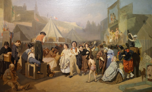 Festival in the outskirts of Paris (Montmartre)