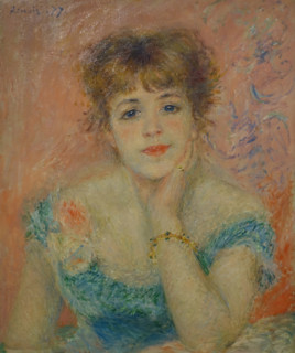 Portrait of the actress Jeanne Samary