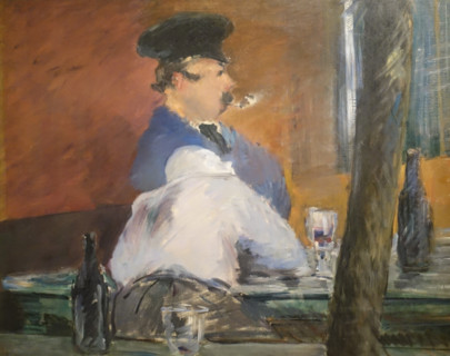 In the bar