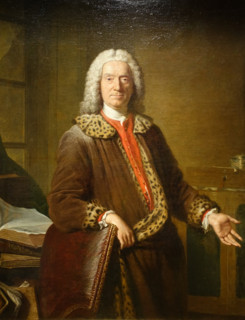 Portrait of Prosper Jolyot de Crebillon (1679-1762) by Aved Jacques Andre Joseph Camelot (1702-1766)