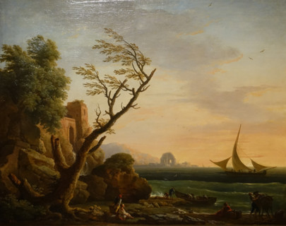 Sunrise by Vernet Claude Joseph (1714-1789)