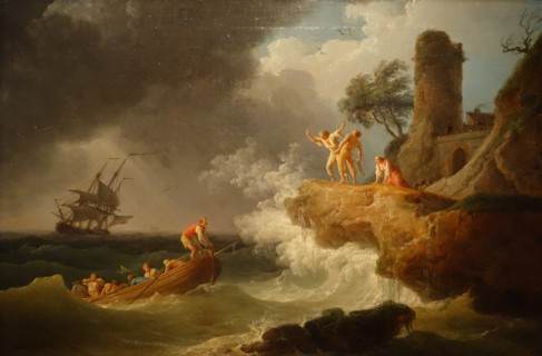 The Storm by Vernet Claude-Joseph (1714-1789)