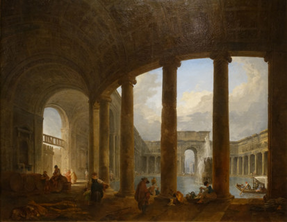 Pool surrounded by a colonnade (Villa Giulia)