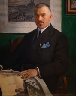 Portrait of the architect Alexey Shchusev (1873-1949)