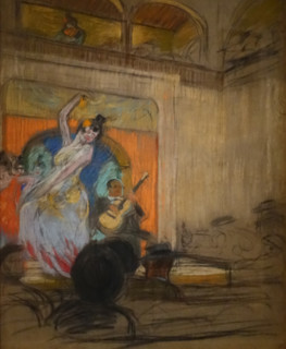 Female Dancer in a Cabaret