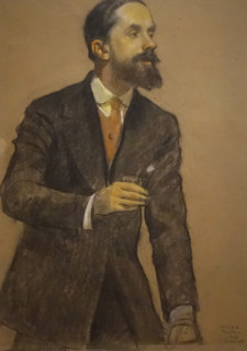 Portrait of the artist Ivan Yakovlevich Bilibin (1876-1942)