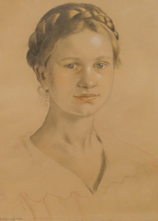Portrait of Irina Borisovna Kustodieva (1905-1981)
