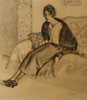 Portrait of Olga Petrovna Myasoedova (1900-1970)