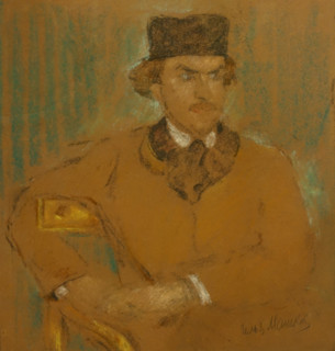 Portrait of artist and art critic Sergey Lobanov (1887-1943)