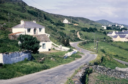 Houses at coastal village of Portnoo.