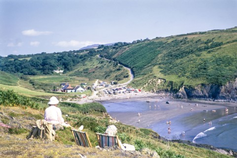 Pwllgwaelod Beach.