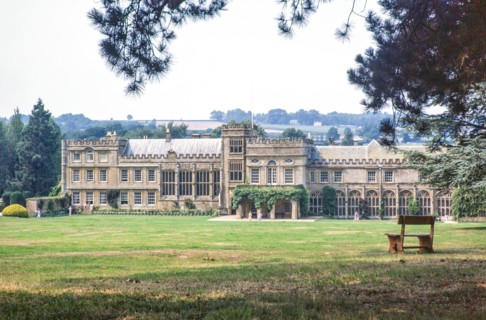 Historic stately home and gardens of Forde Abbey estate.