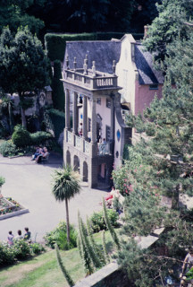 Buildings in Portmeirion folly tourist village.