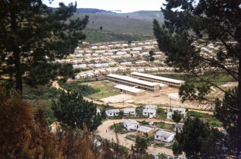 Erica township (or location), an area of mass housing development located in the hilly region near Knysna or Plettenberg Bay in the Western Cape of South Africa.