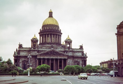 Saint Isaac's Cathedral (Isaakiyevskiy Sobor), located in Saint Petersburg, Russia.