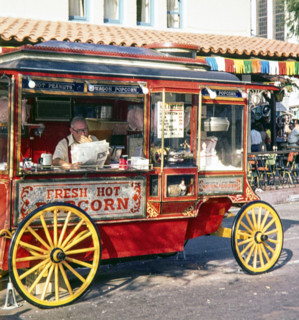 Cretors Model C or Model D popcorn wagon