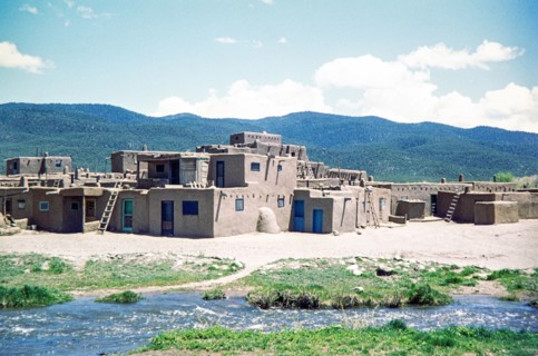 Adobe Wonders of Taos Pueblo, 1976