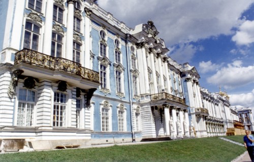 Catherine's palace in pushkin, st, petersburg region of russia.