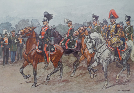 The Life Guards Horse-Jager Regiment during the reign of Emperors Emperors Nicholas I and Alexander II.