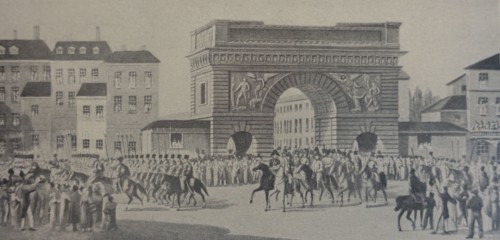 Entry of Russian troops into Paris on March 31, 1814.