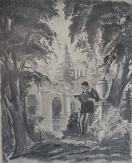 Mikhail Yuryevich Lermontov in Serednikovo.