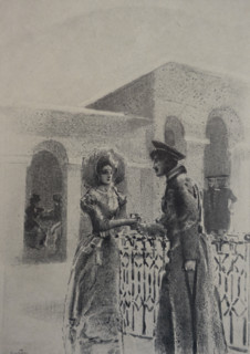 Princess Mary and Grushnitsky.